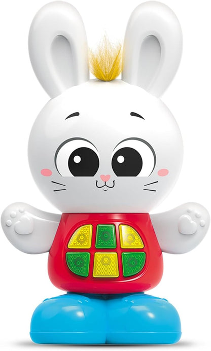 لعبة أرنب نطاط للأطفال من كيدز هيتس، طولها 15 سم، مناسبة للأطفال من عمر سنتين فما فوق.