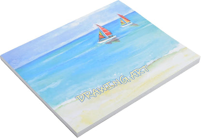 كراسة رسم ياسين وايت، مقاس 15×22 سم للرسم والفنون الإبداعية، لون أبيض 