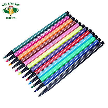 M&G Chenguang Set of 12 washable watercolor pens with motifs - No:FCPN0356