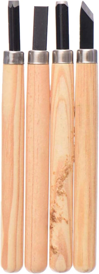 Wood Carving And Engraving Kit, 4-Cart Crafted From High-Quality - NO:M73