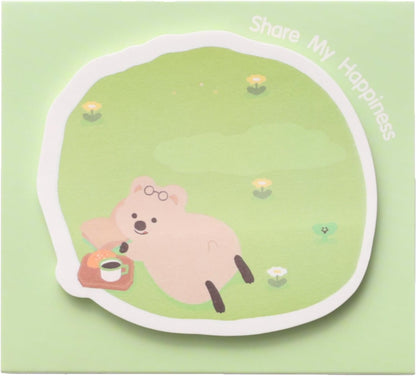 M&G Chenguang Animal Cute Sticky Notes Memo 76x51mm Colorful 30 sheets - No:YS-496