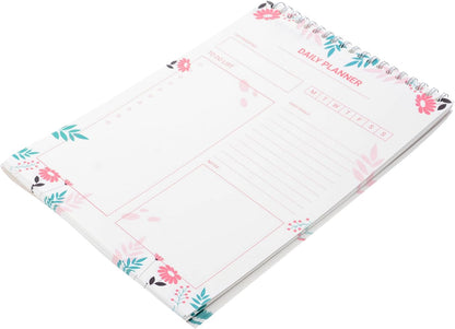 مفكرة ياسين للتخطيط اليومي، ذات غلاف سلكي، 50 ورقة، مقاس B5 - رقم: 1291