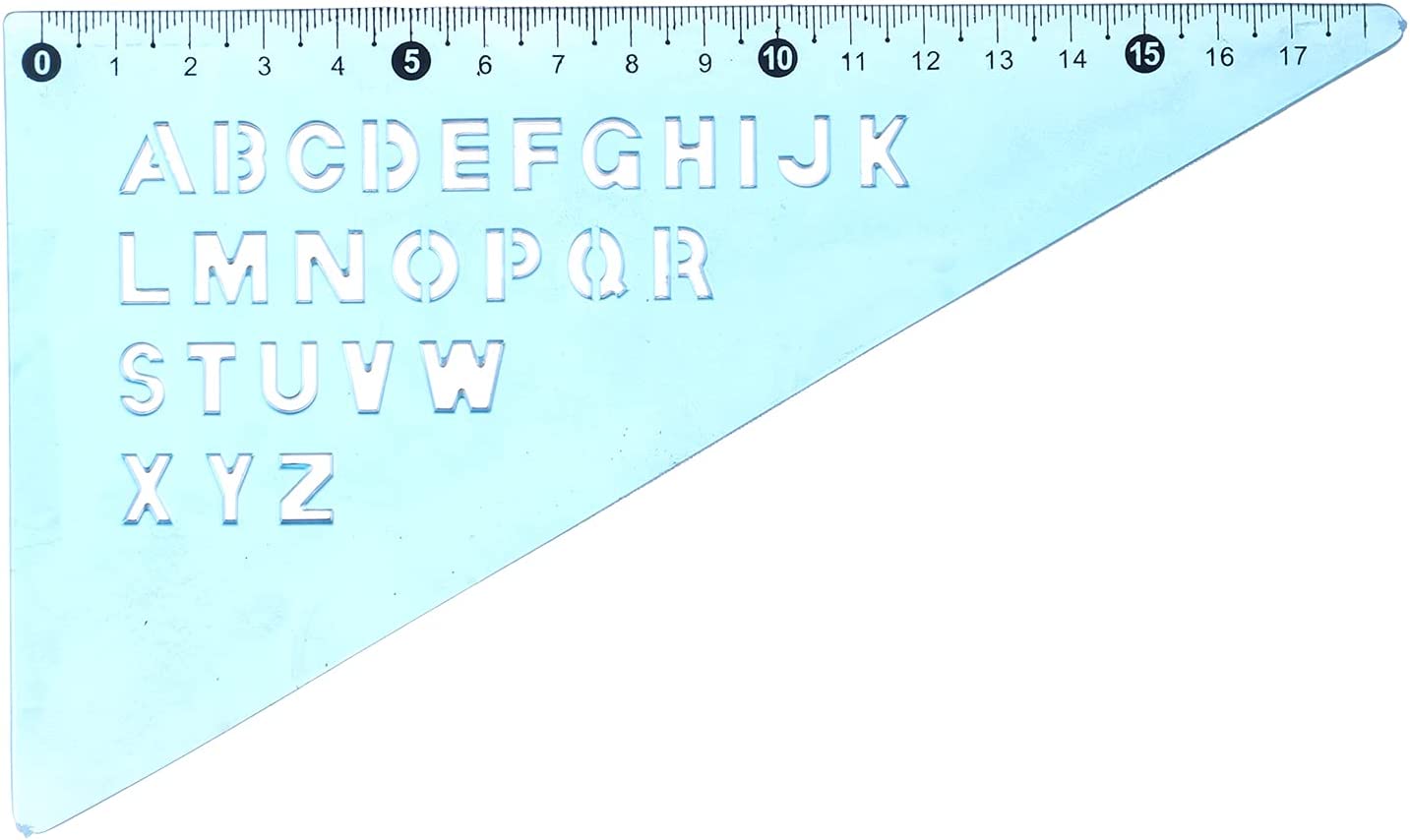 Geometric Flexible PlasticGeometry Set of 4 Pieces - 30Cm -  No.3028