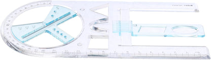 M&G Chenguang multi-function sliding template ruler 15cm Stylish Designs for Precise Measurements - No:ARL960CX
