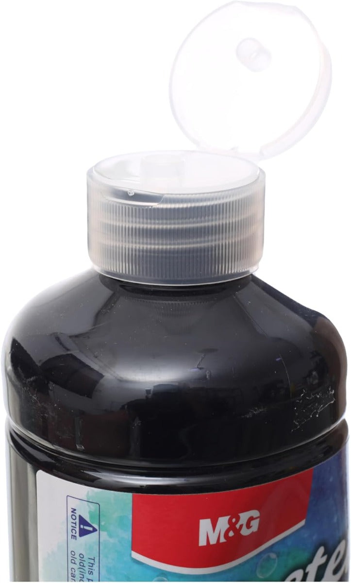 ألوان غواش M&amp;G Chenguang للرسم على الملصقات، 500 مل، ألوان جريئة للأعمال الفنية كبيرة الحجم - أسود - رقم المنتج: APL976R011