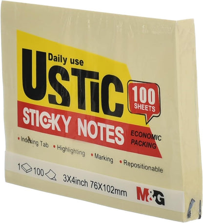 M&G Chenguang U-Stick Sticky Notes 76*102mm with 100 sheets - No:YS-475