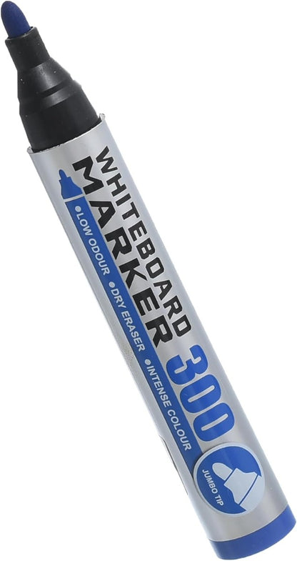 قلم سبورة بيضاء من إم آند جي تشنغوانغ، رأس كبير للكتابة السلسة - أزرق - قطعة واحدة - رقم: AWMY22R2