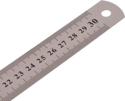 Heavy Metal Ruler 30Cm, Crafted From High-Quality