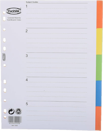 Yassin Lux 5-Tongue Spacers Dividers Five different Colors