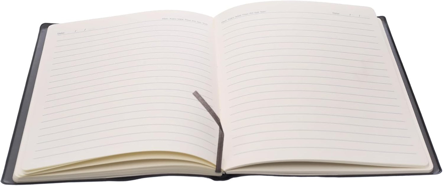 M&G chenguang leather Notebook 100 Lined Pages A5 No. APYLM488