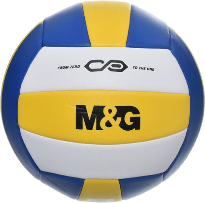 كرة طائرة إم آند جي تشنغوانغ، مقاس 5، كرة احترافية، للعب في الأماكن المغلقة والمفتوحة - 1 قطعة - رقم: AST09530