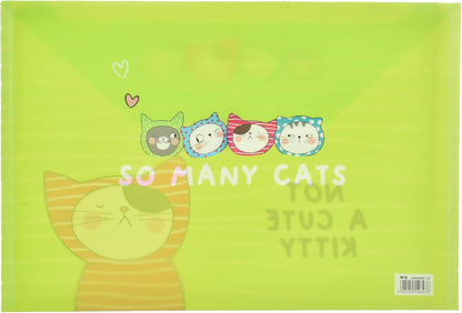 M&G Chenguang So Many Cats Capsule Envelope, A4, Secure and Stylish No: ADMN929FM