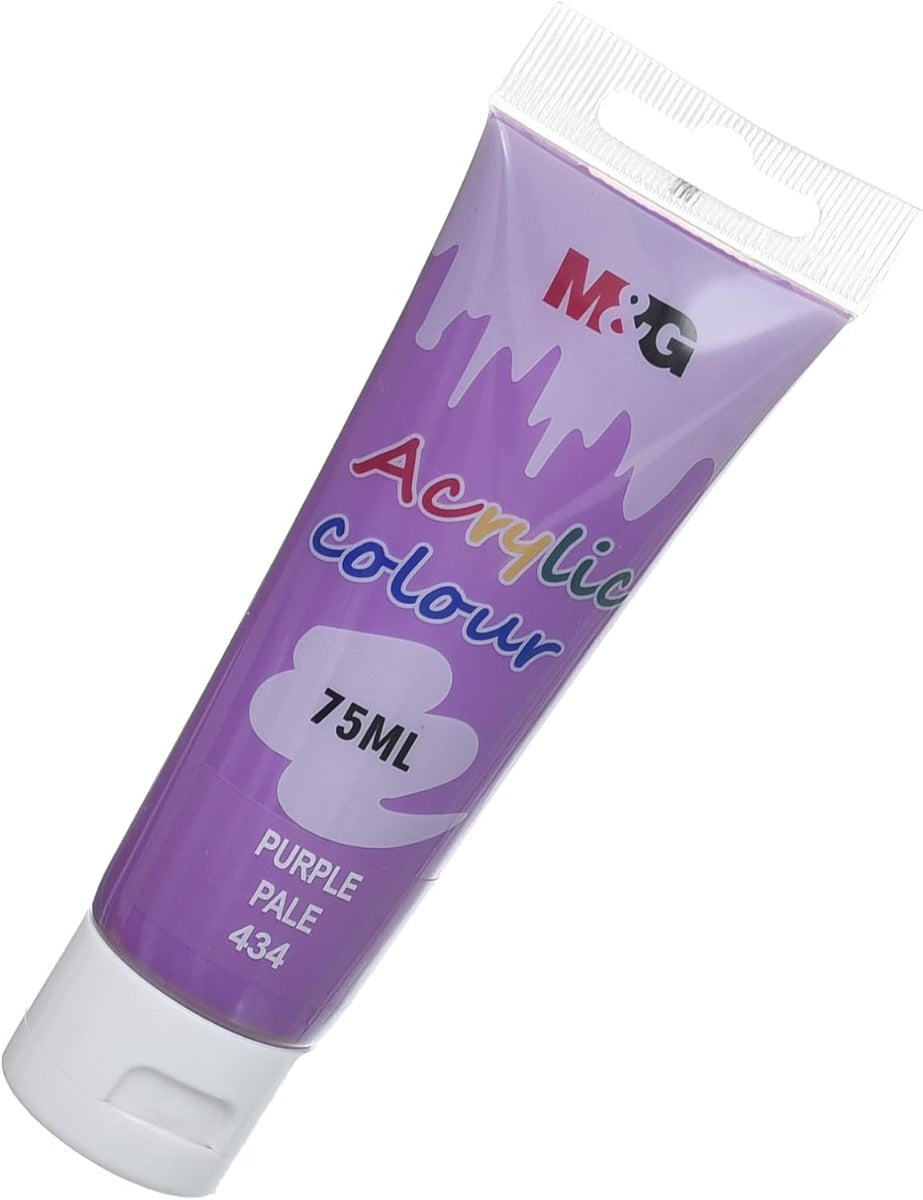 أنبوب ألوان أكريليك من إم آند جي تشنغوانغ، مجموعة بولد آرت كرييشن، 75 مل - بنفسجي فاتح (434) - رقم المنتج: APLN6598