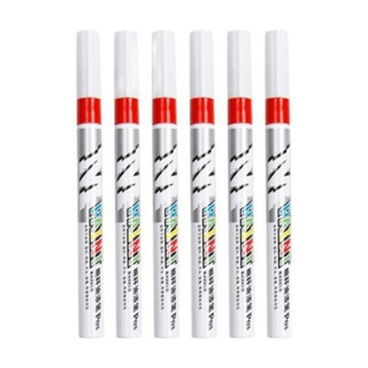 M&G Chenguang thin rod Paint Marker Pen Waterproof Oily - No:AOMY8503 - Red - 1pcs