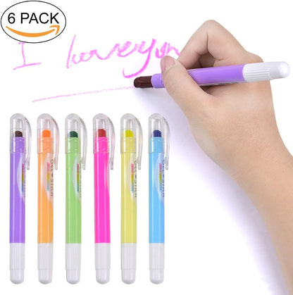 Chosch Solid Highlighter Stick Cute Cool Novelty 6 pieces Gel Stick Highlighter Set - No:CS-8100