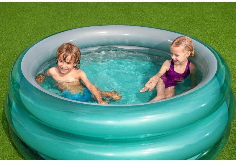 Bestway Large Inflatable Big Metallic 3-Ring Pool 201x53 - No. 51041 - view 2