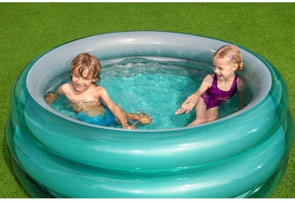 Bestway Large Inflatable Big Metallic 3-Ring Pool 201x53 - No. 51041 - view 2