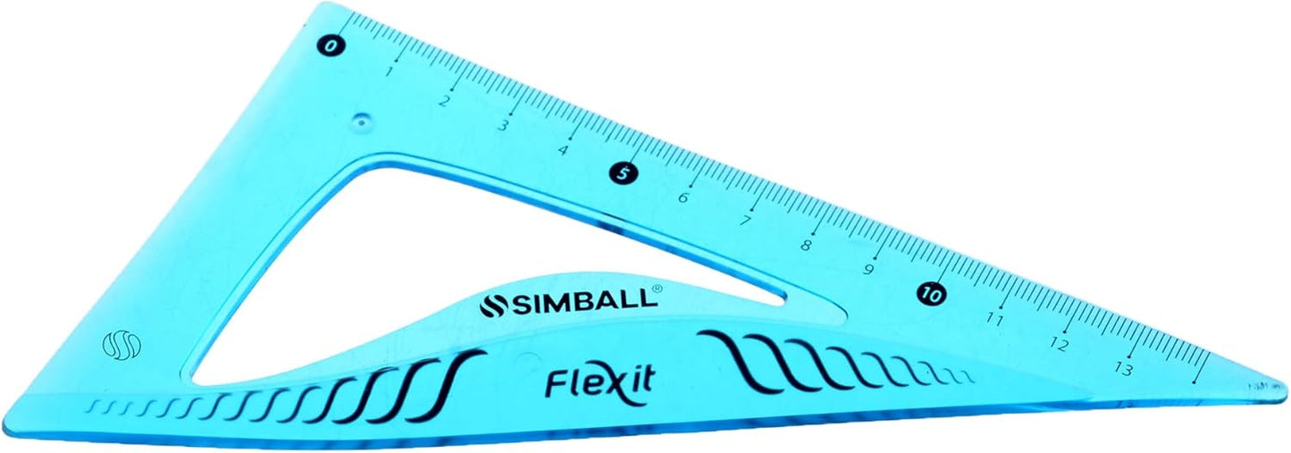 مثلث سيمبال الشفاف المرن، 15 سم - رقم: 130-4