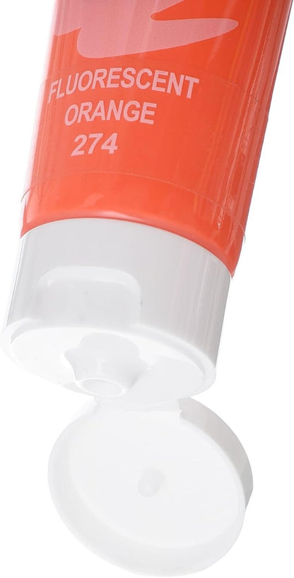 M&G Chenguang Acrylic Colour Tube, Bold Art Creation, 75ml, Fluorescent Orange (274) - No:APLN6598