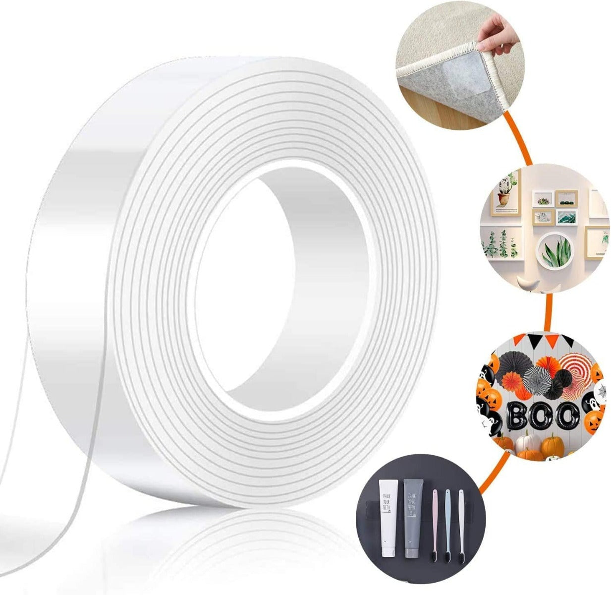 M&G Chenguang Double-sided Nano Mounting transparent Tape - 24mm * 5M- No:AJD957AQ