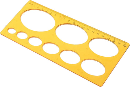 Oval Stencil, Arc, 20 Cm