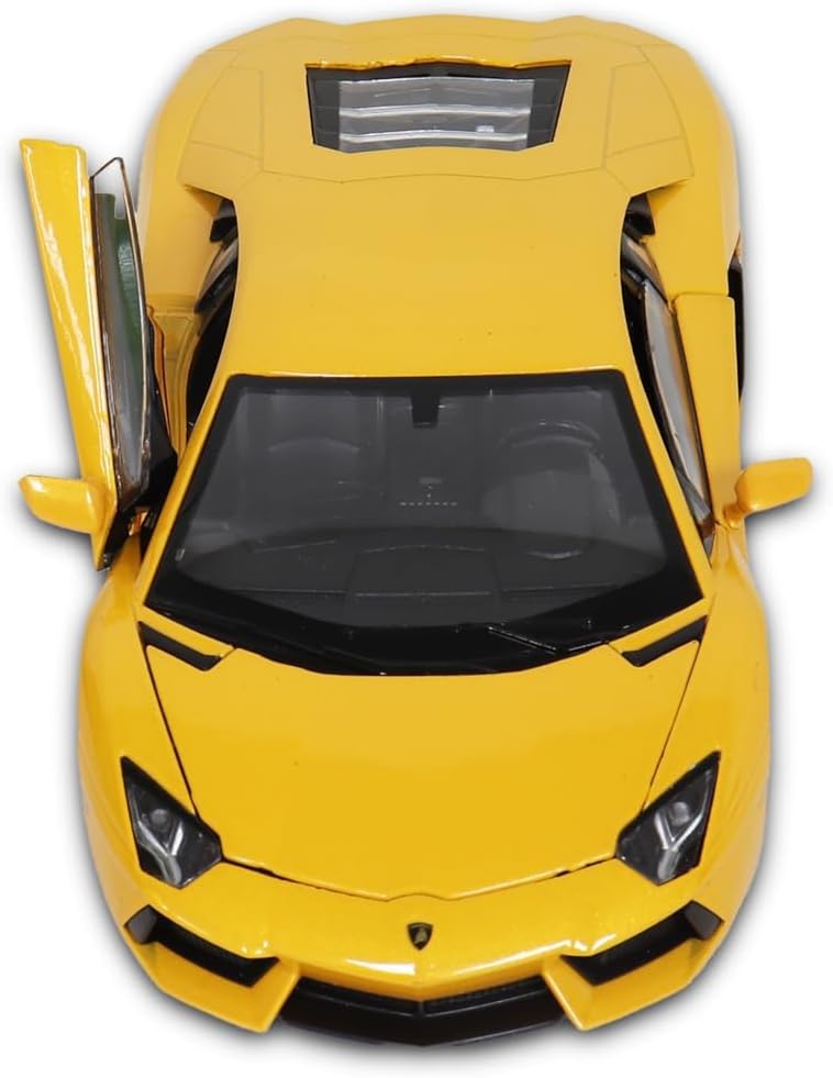 سيارة نموذجية من المعدن المصبوب من ويلي نيكس - مقياس 1:24 - لامبورغيني أفينتادور كوبيه - رقم: 24033W