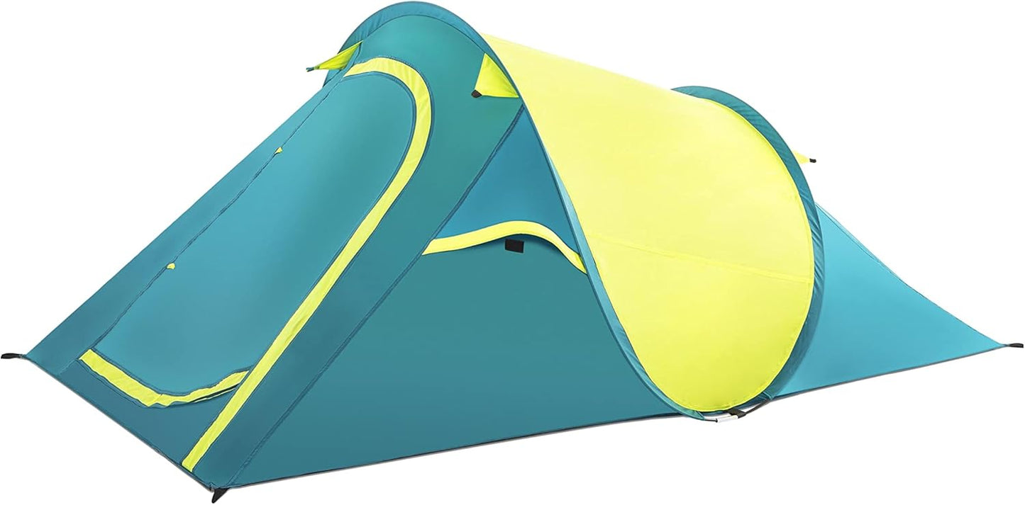 Bestway Pavillo Pop Up Tent Cool Quick 2, Self-Assembly Tent for Quick Assembly, with Waterproof Seams for 2 People,, 220x120x90 cm- No:68097