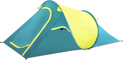 Bestway Pavillo Pop Up Tent Cool Quick 2, Self-Assembly Tent for Quick Assembly, with Waterproof Seams for 2 People,, 220x120x90 cm- No:68097