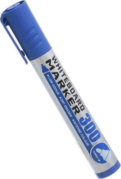 قلم سبورة بيضاء من إم آند جي تشنغوانغ، رأس كبير للكتابة السلسة - أزرق - قطعة واحدة - رقم: AWMY22R2