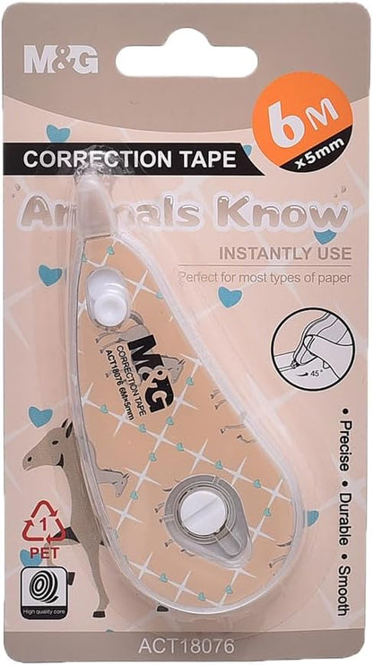 M&G Chenguang Correction Tape 6m*5mm Quickly Stickup - No:ACT18076