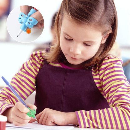 عبوة من 3 مقابض أقلام رصاص على شكل فراشة لتعليم الأطفال الكتابة اليدوية 