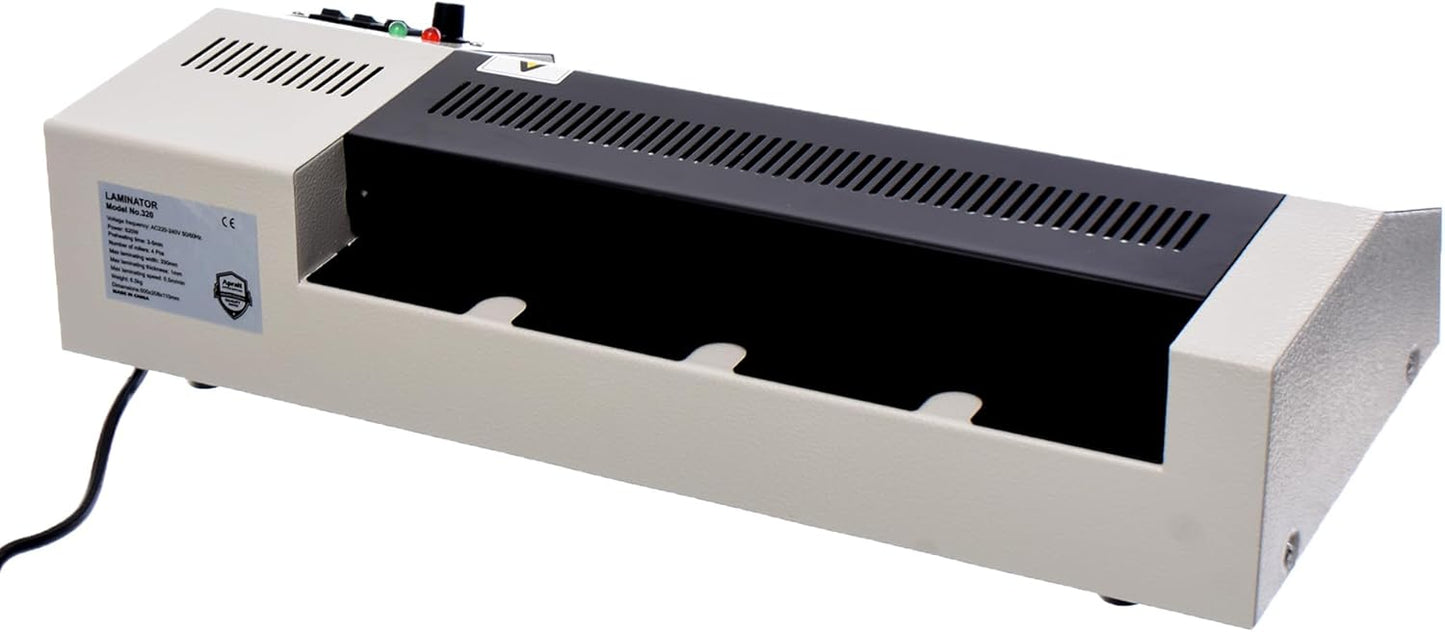 Heavy Duty Laminator Machine – Hot & Cold System for Professional Finish Laminating - Size: A4 - No: 320 (Copy)
