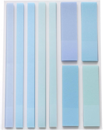 ملصقات شفافة ملونة ممتازة من إم آند جي تشنغوانغ، ورق ملاحظات، فواصل كتب بلاستيكية عملية، 76 × 51 مم - رقم: YS-667