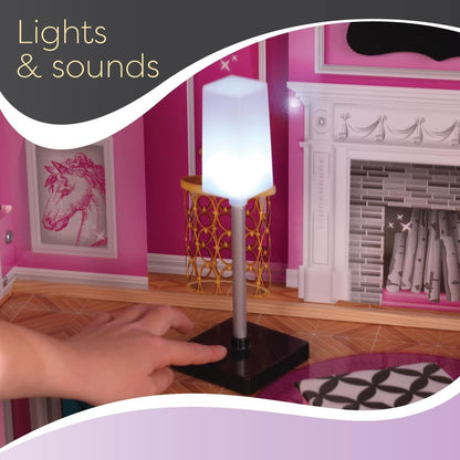 بيت الدمى الخشبي شيمر مانشن من كيد كرافت للدمى مقاس 12 بوصة - رقم: 65949