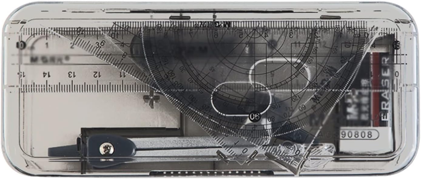 M&G Compass Set Mathematical Geometry Kit Set Compass Eraser Ruler 0.7mm -   No.90808