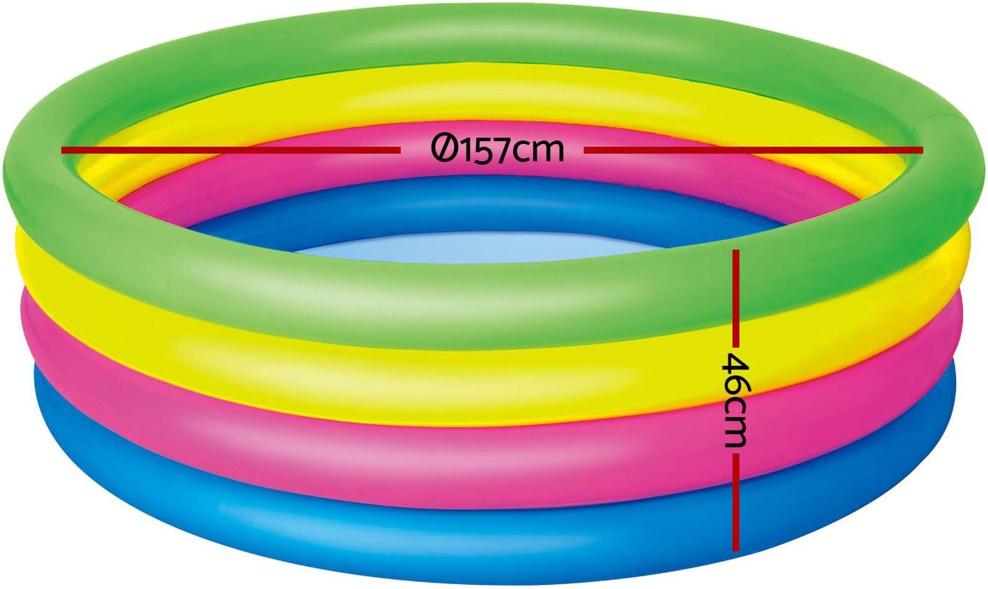 Bestway Inflatable Swimming Pool For Kids 1.57m x h46cm play pool - No:51117