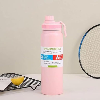 800ml Vacuum Insulated Stainless Steel Thermal Bottle, Leakproof, BPA Free, Hot/Cold Sports Water Bottle for Coffee, Tea, Travel