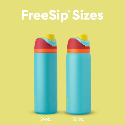 Owala FreeSip 32oz (945ml) Insulated Stainless Steel Water Bottle – Leakproof Vacuum Bottle with Built-in Straw & Carry Loop