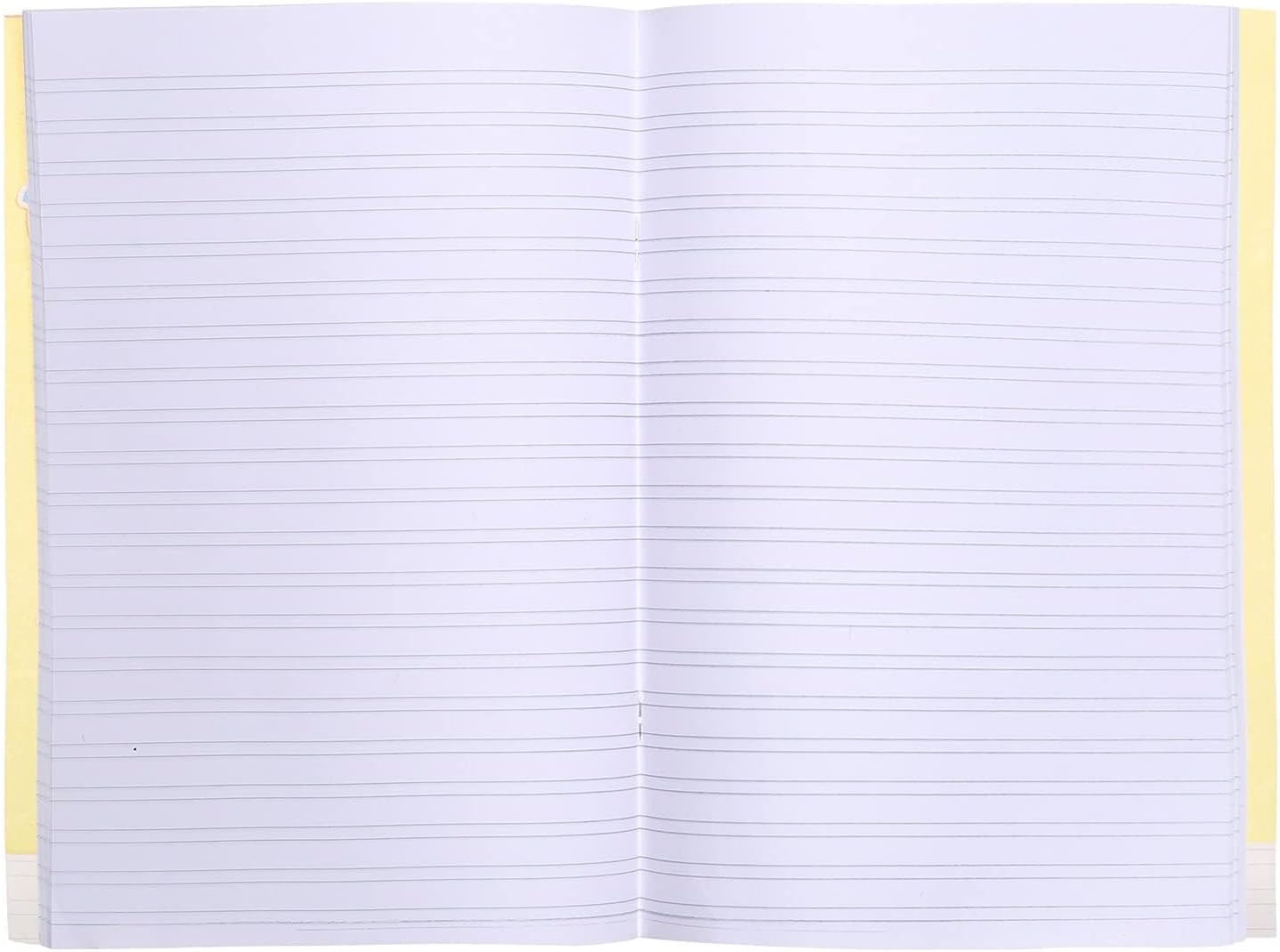 Yassin 0833 Homework Stapled PP Notebook, A4 Size, 80 Sheets, English Lined- assorted colors
