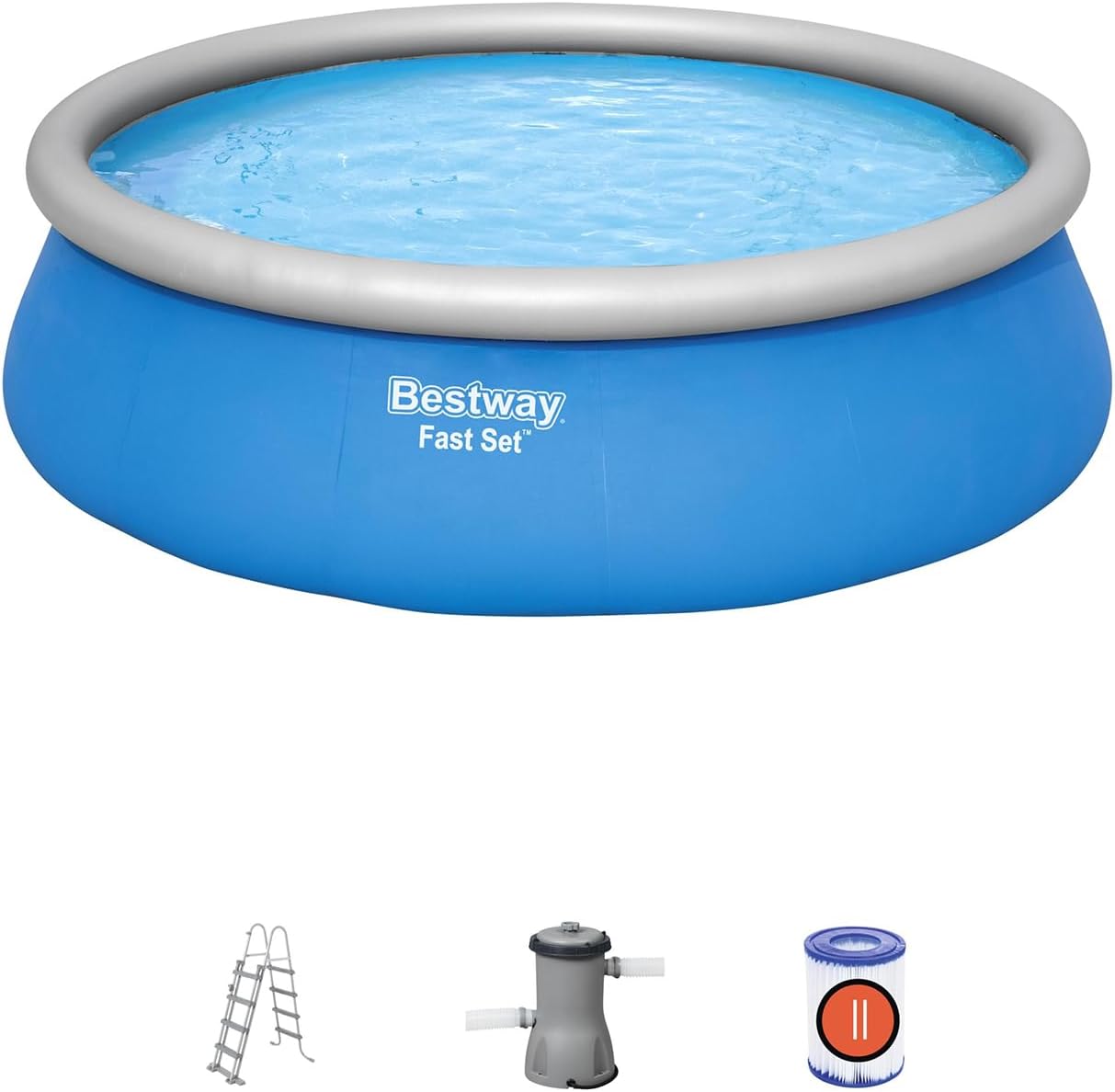 Bestway fast set 4.57m x 1.22m pool set - No: 57289