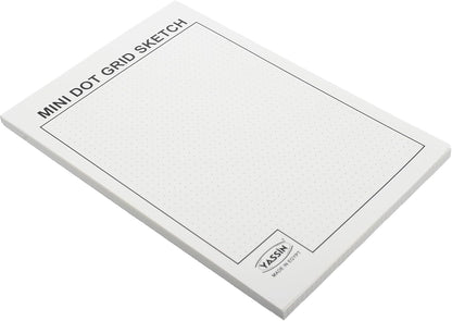 Yassin Mini Dot Grid Sketch, 100g 20x28cm for Journaling and Planning