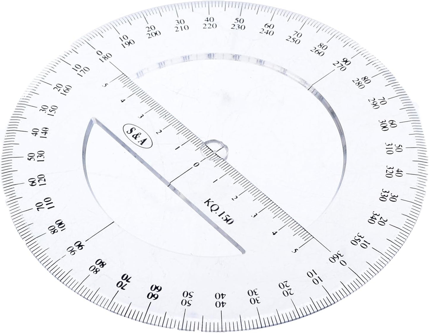 S&A Full-Circle Protractor, 360 Degrees - NO: Kq-150