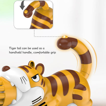 Bubble Machine, Cartoon Tiger Electric Bubble Blower Battery Operated for Outdoor Play - No:P024