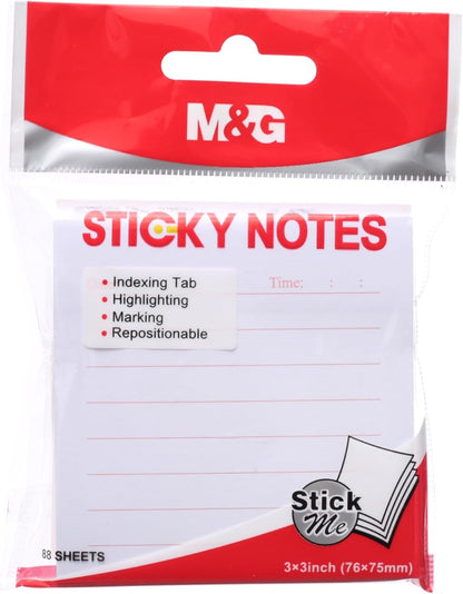M&G Chenguang Sticky notes lined 76x75mm 88 sheets No. YS-453