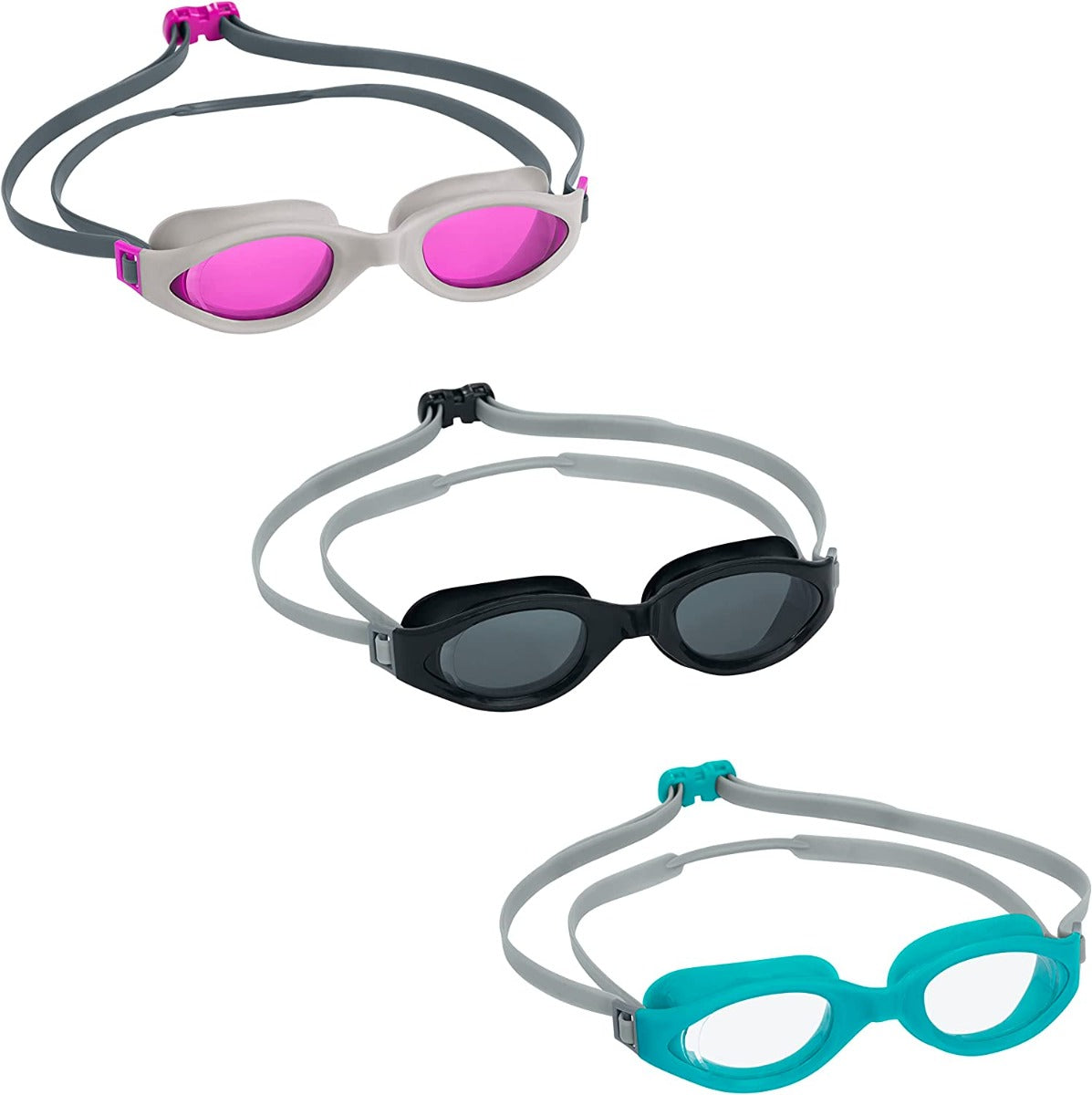 Bestway swimming goggles for adults, men and women swim goggles - No: 21077