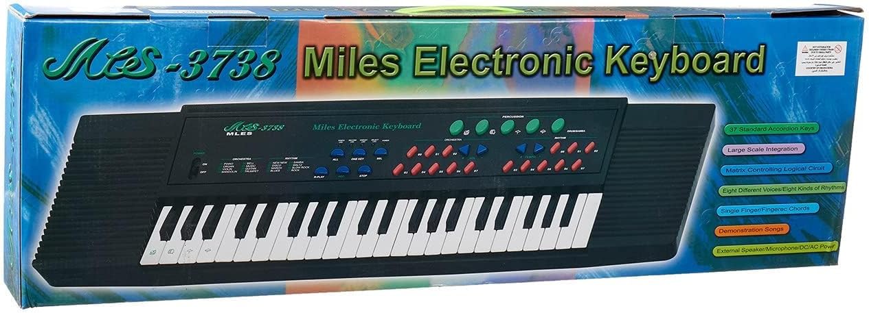 بيانو إلكتروني للأطفال من مايلز، 37 مفتاحًا - رقم: MLES-3738
