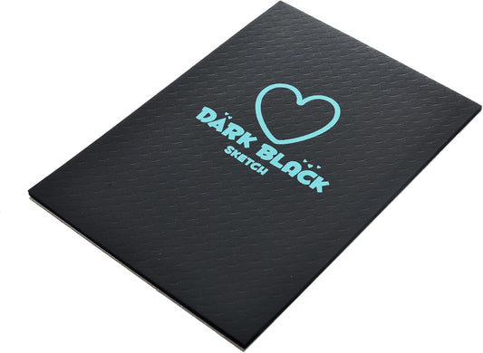 Yassin Black Sketchbook A5 96 Sheets Dark Bishr High Quality No.1262 (6222002212623)