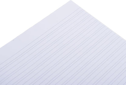 Yassin Notebook, 70 Sheets A4 with 3 Lines and 60 Staples for Schoolwork