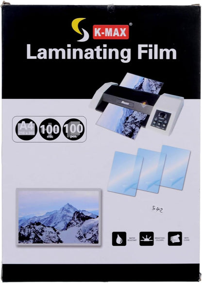 K-Max Thermal Cover, 100 Microns, A4 Size