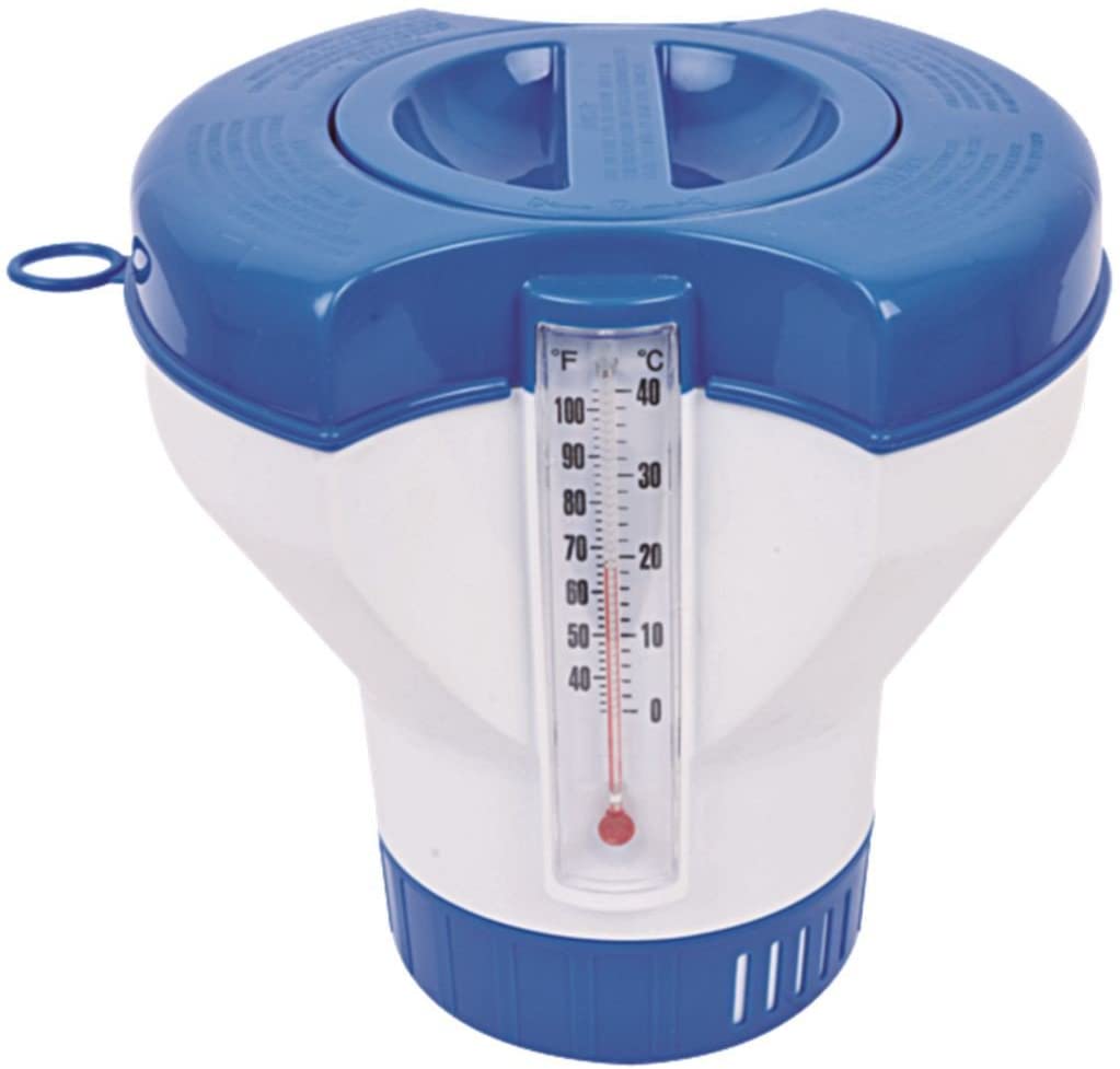 Jilong Chlorine dispenser with float thermometer chlorine 19cm*16.5cm*19.5cm - No:290467